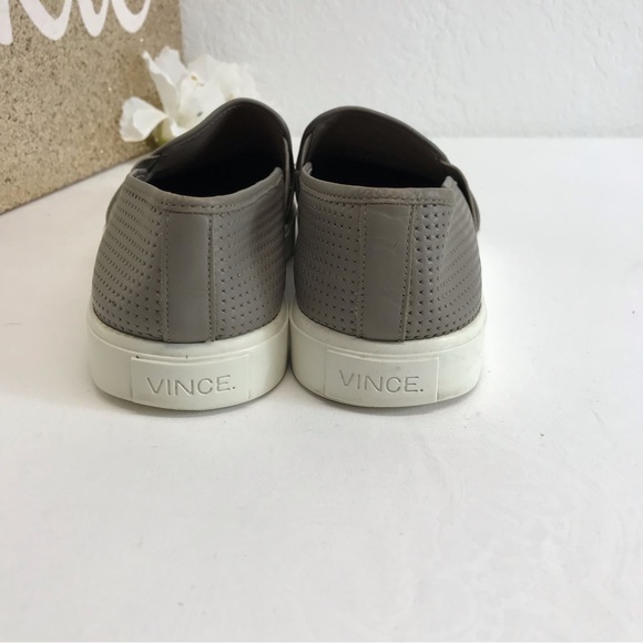 Vince | Blair Perforated Leather Slip on Sneaker Sz 7.5 - Picture 5 of 11